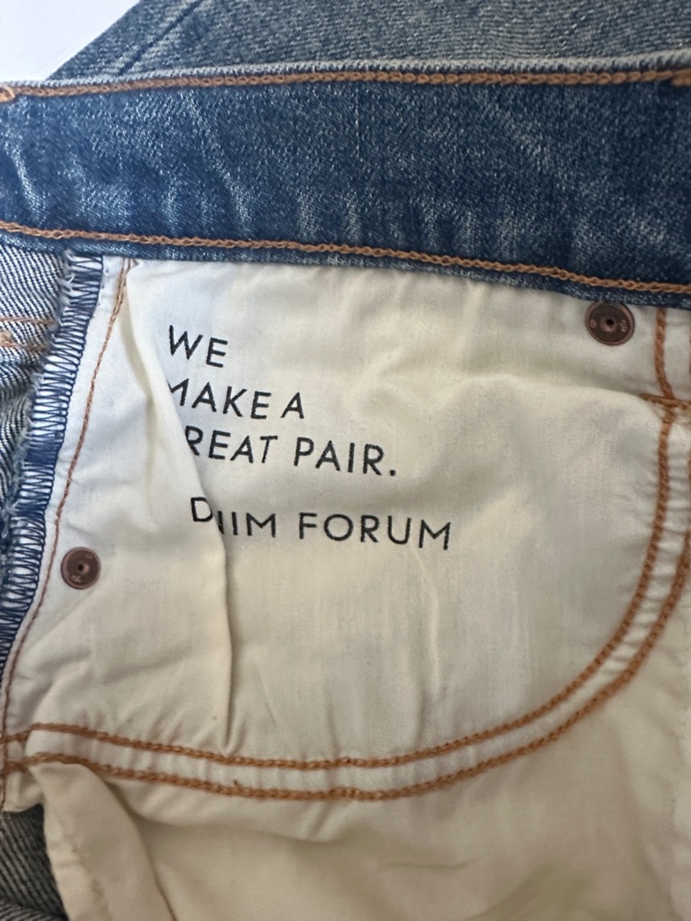 Denim Forum Women’s The Arlo High Rise Straight Size 32 - Picture 12 of 12